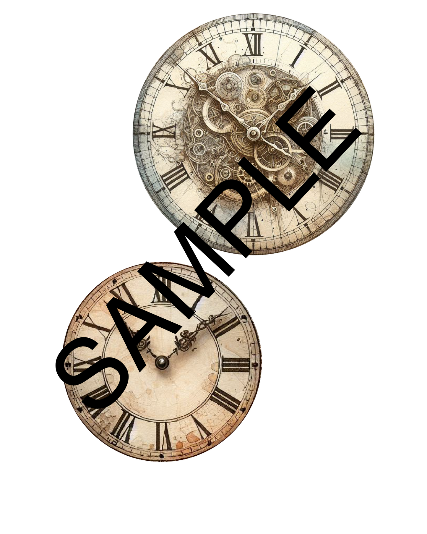 Vintage Clock Trio Kit