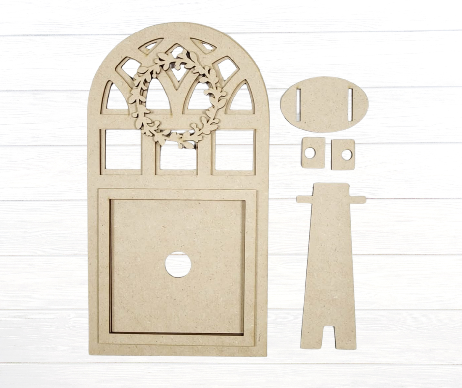 Arched Window Sign Holder