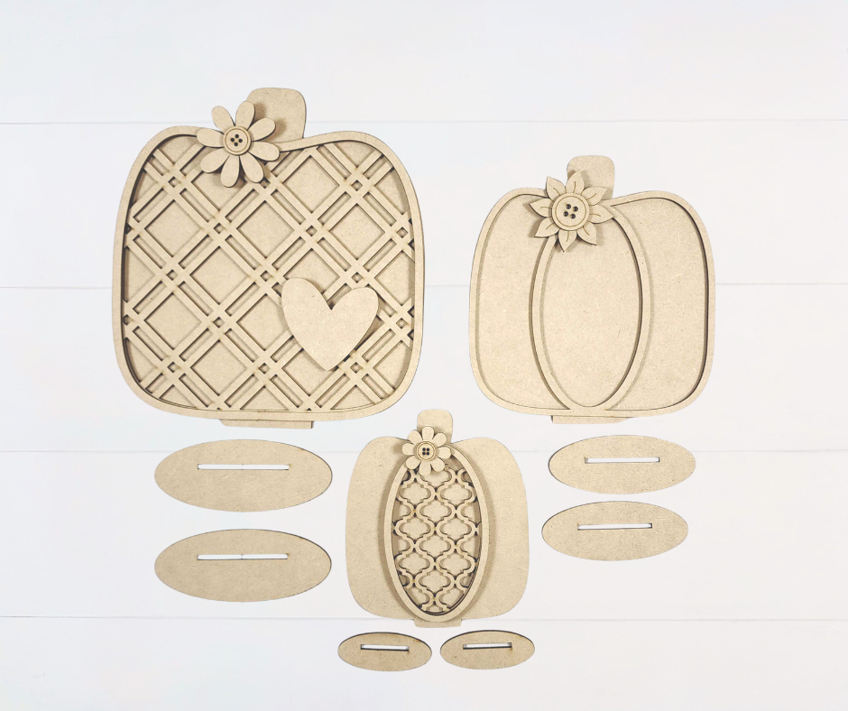 Harvest Blessings Pumpkin Trio