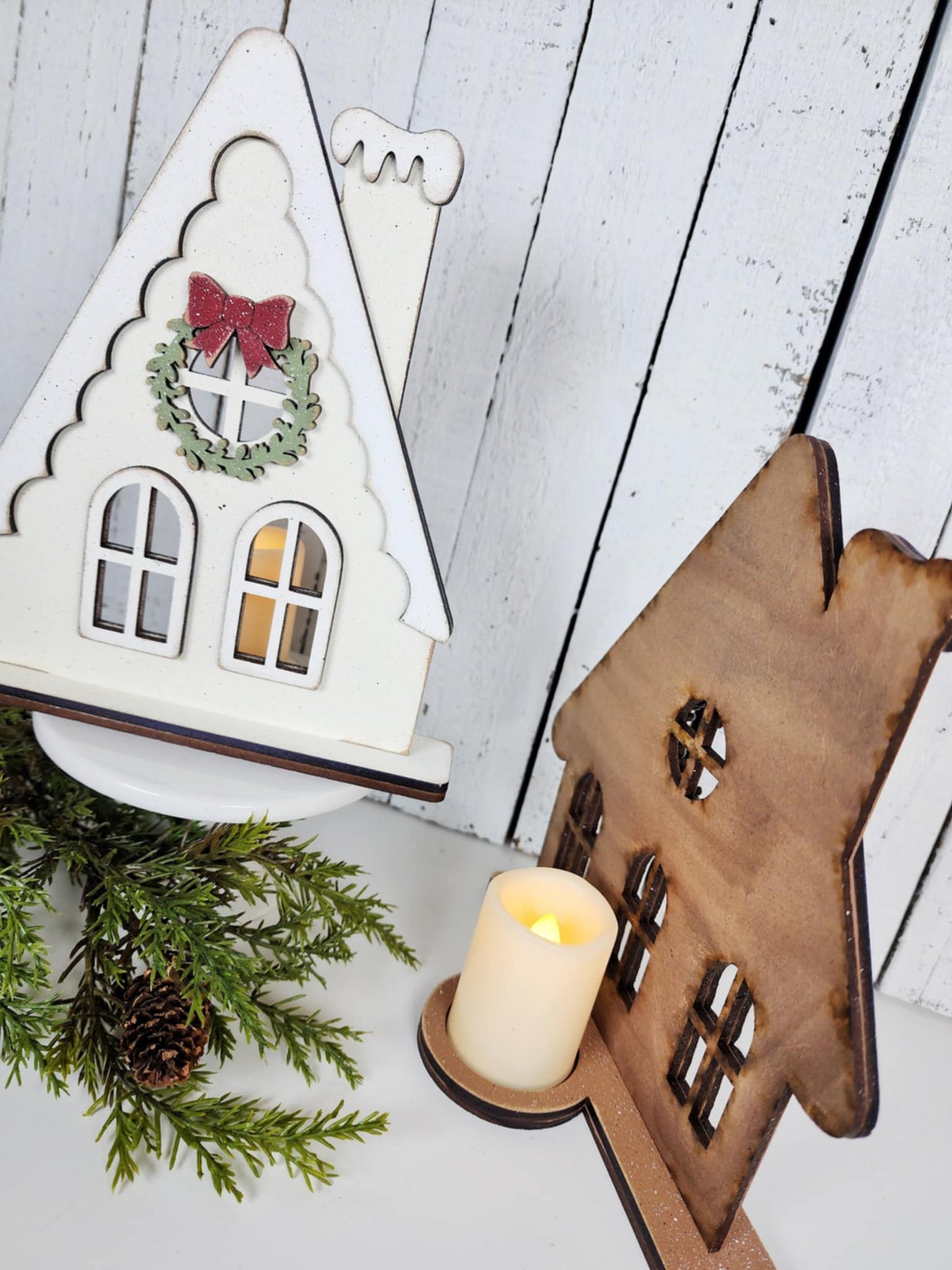 Victorian Gingerbread House Votives