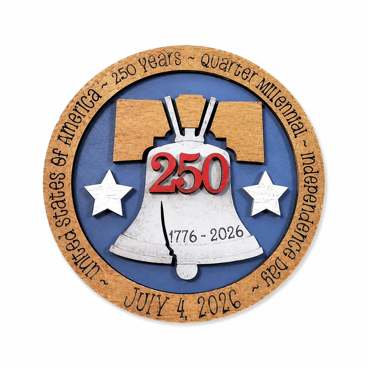 250th Anniversary Patriotic Ornament