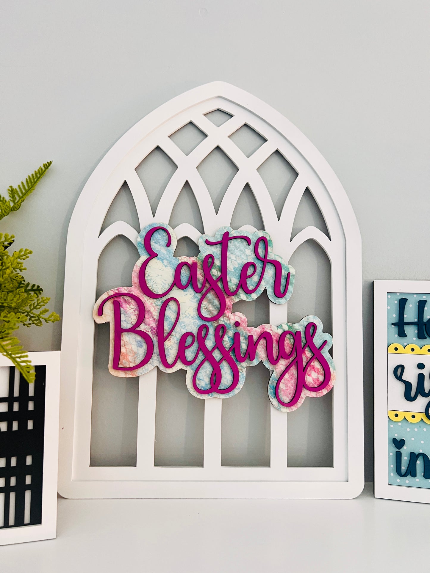 Easter Blessings Sign