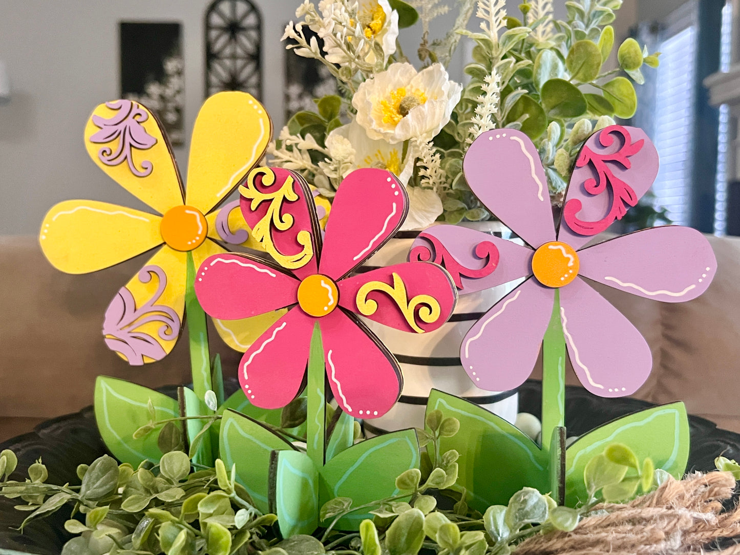 Reversible Flower Trio