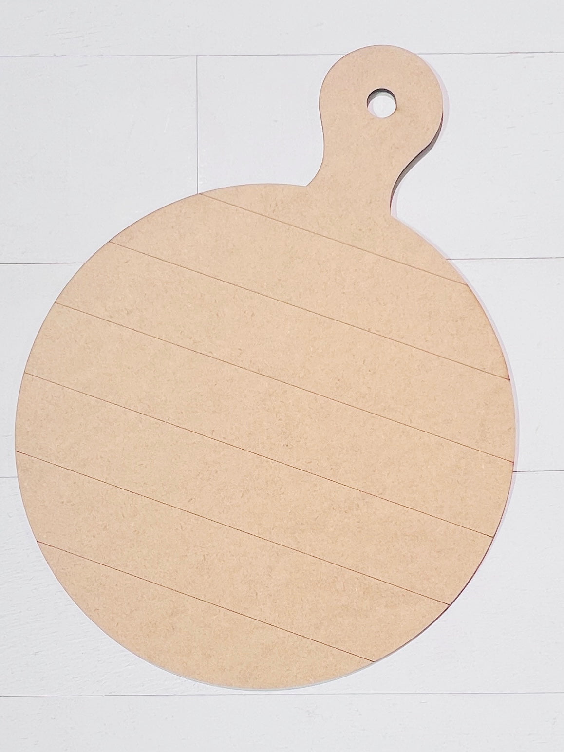 Round Shiplap Cutting Board