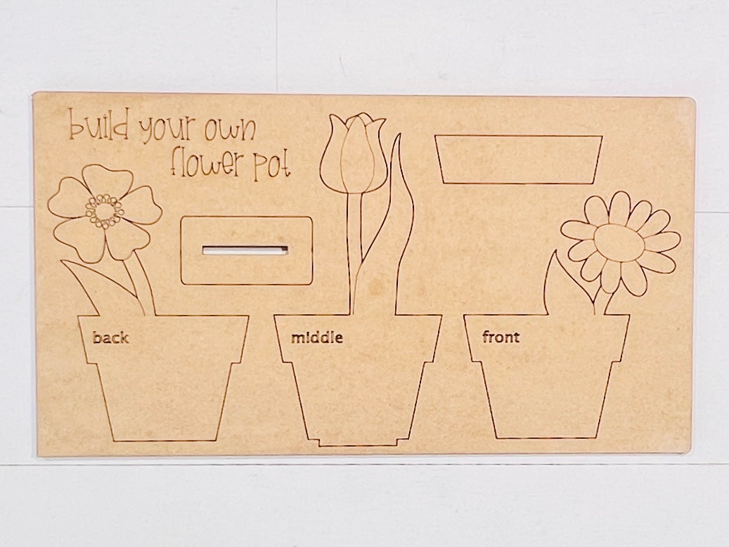 Build Your Own Flower Pot DIY