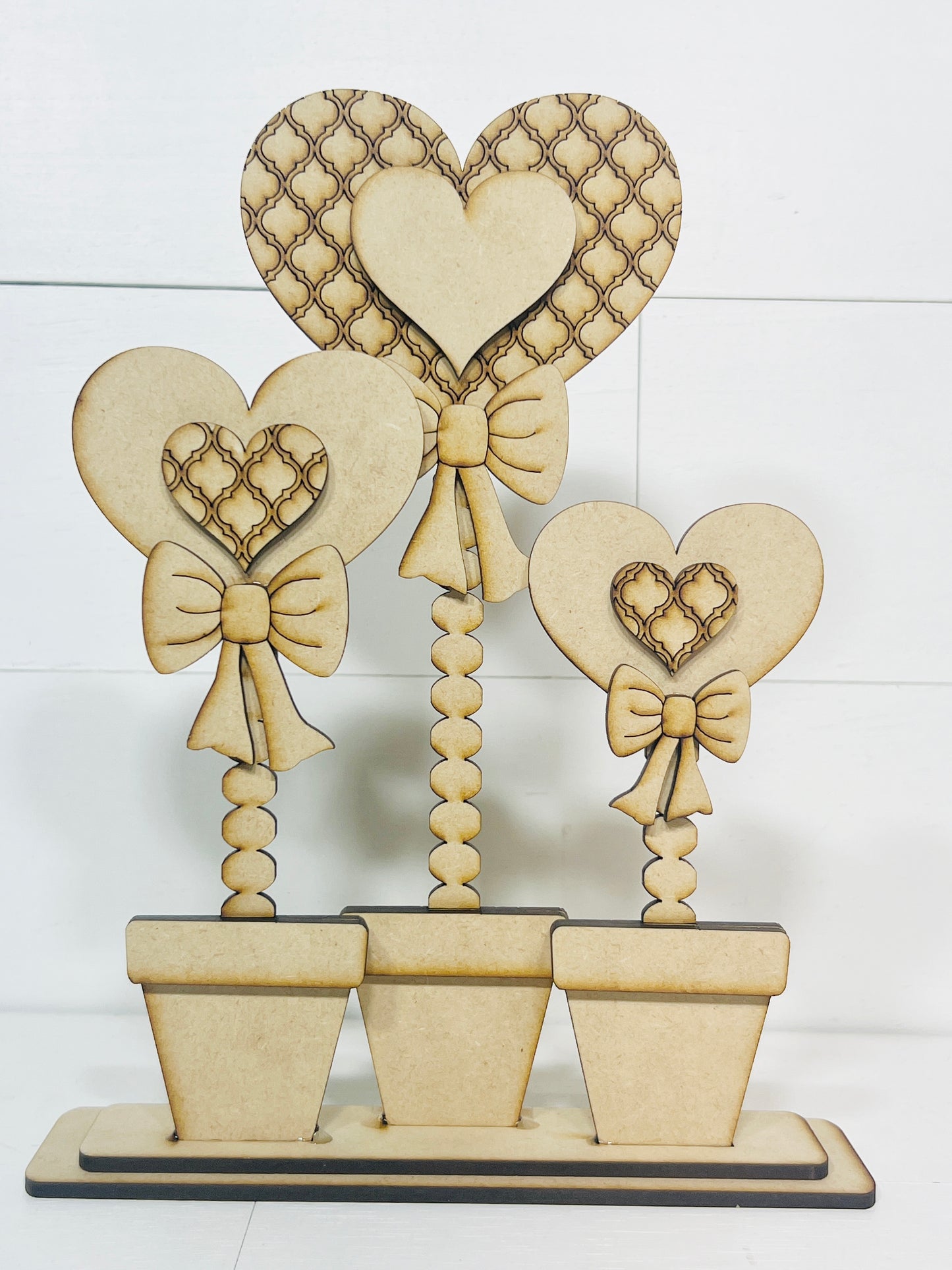Potted Heart Trio DIY KIT