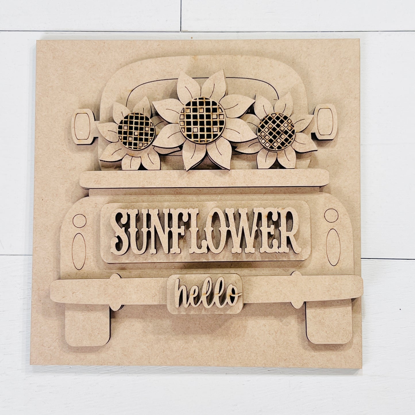 6x6 Sunflower Signs – Sold Individually