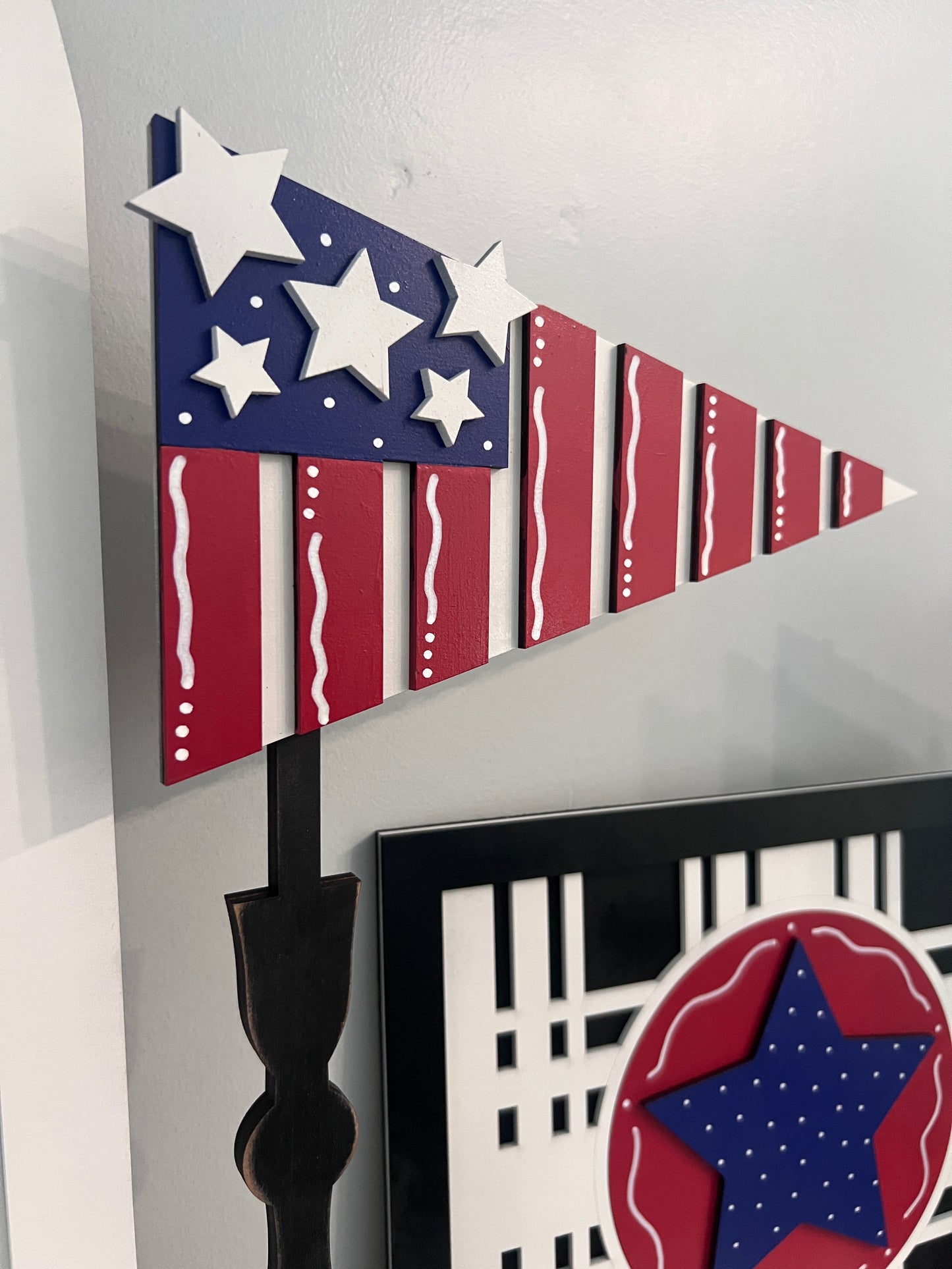 Interchangeable Spindle Pennant Flags