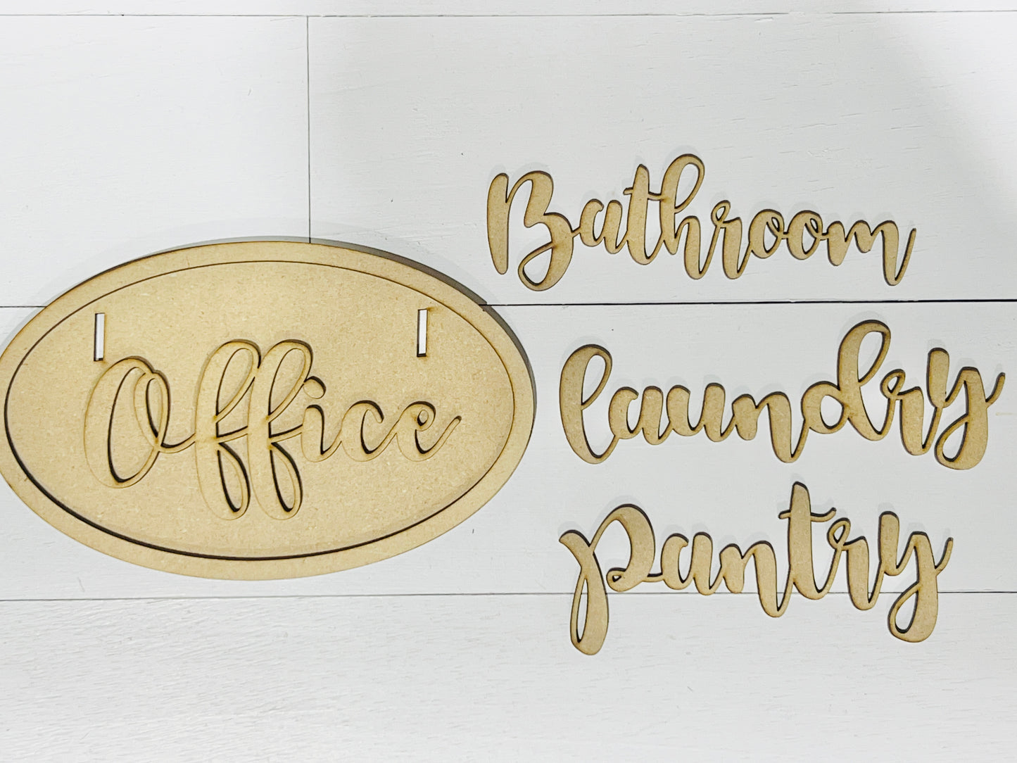 Door Plaque Interchangeable Kit DIY KIT