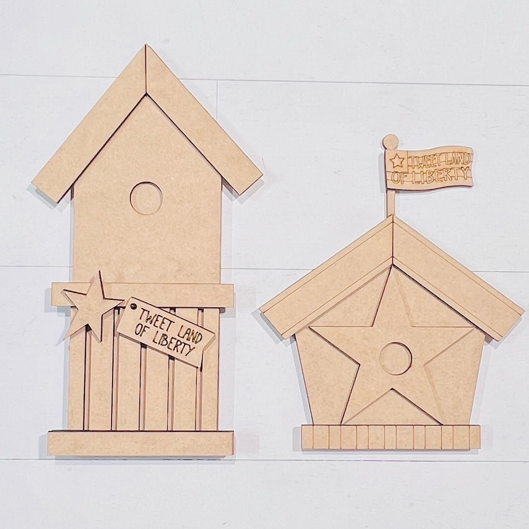 Tweet Land of Liberty Birdhouse DIY Set