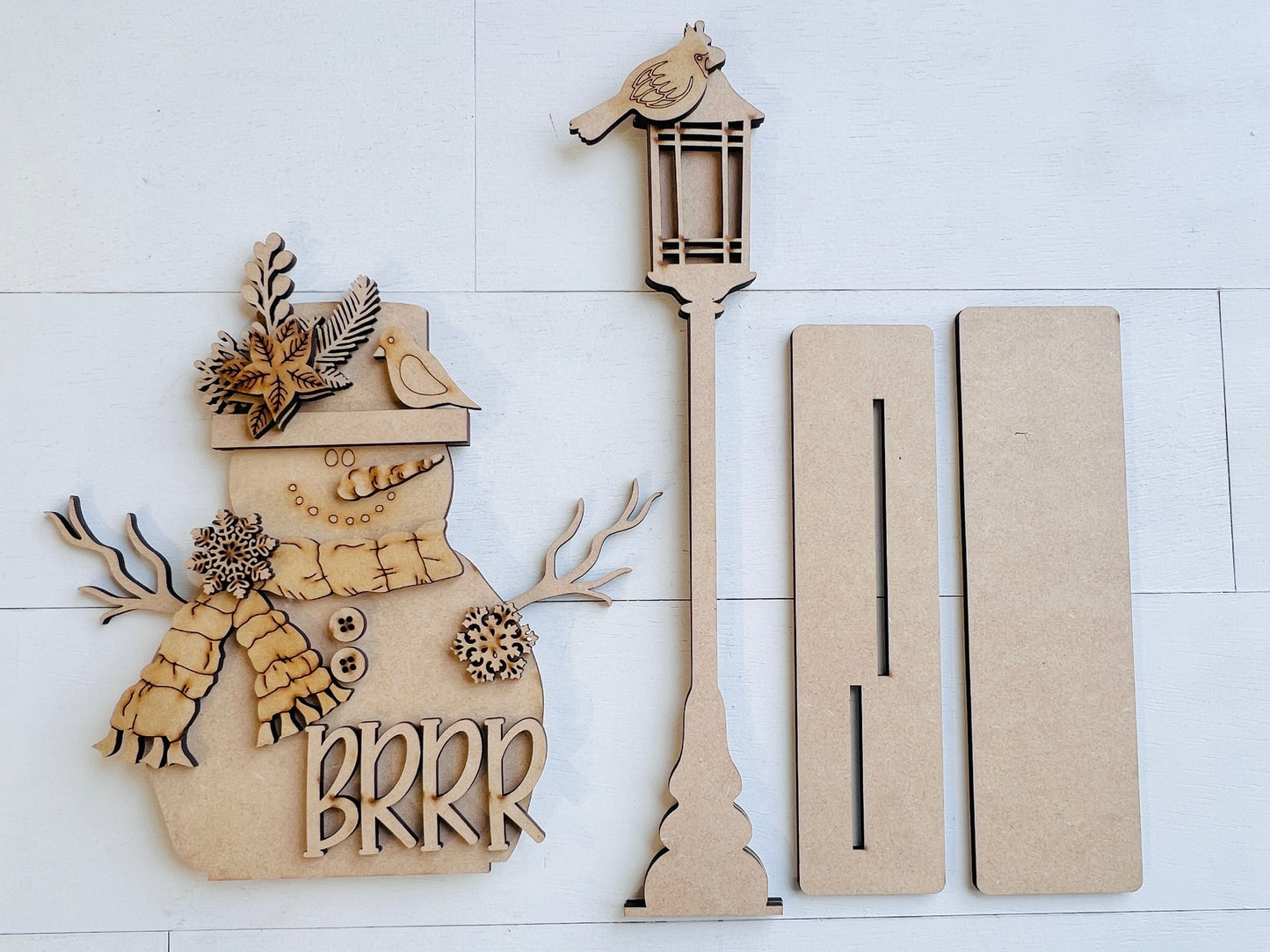 Snowman & Lamp post Kit