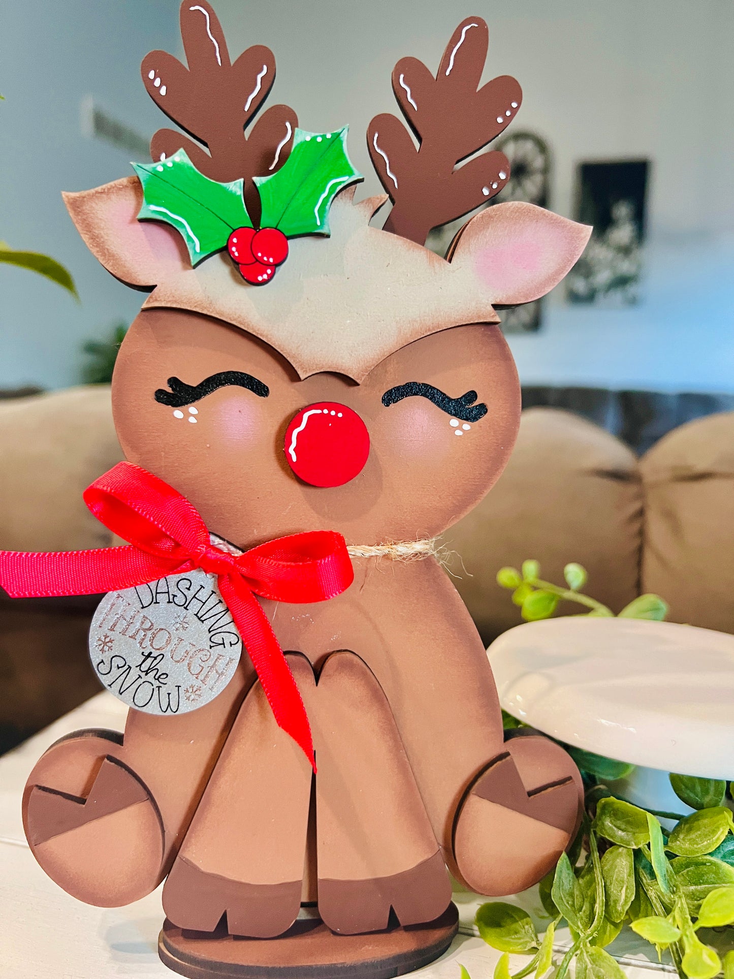 Dashing Through The Snow Reindeer Sitter