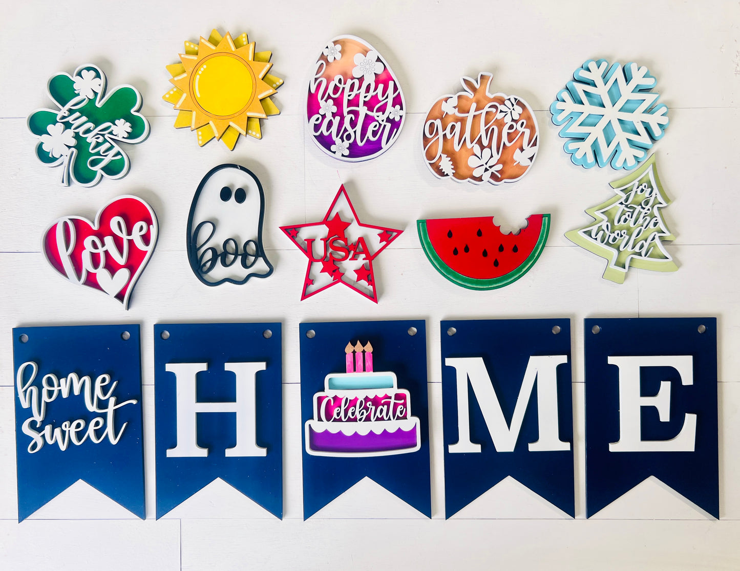 Home Banner Interchangeable