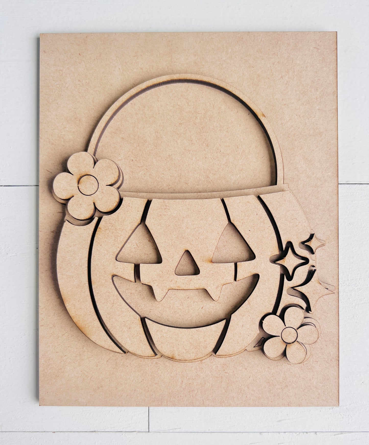 Spooky Season - Jack-o’-Lantern Treat Pail Sign
