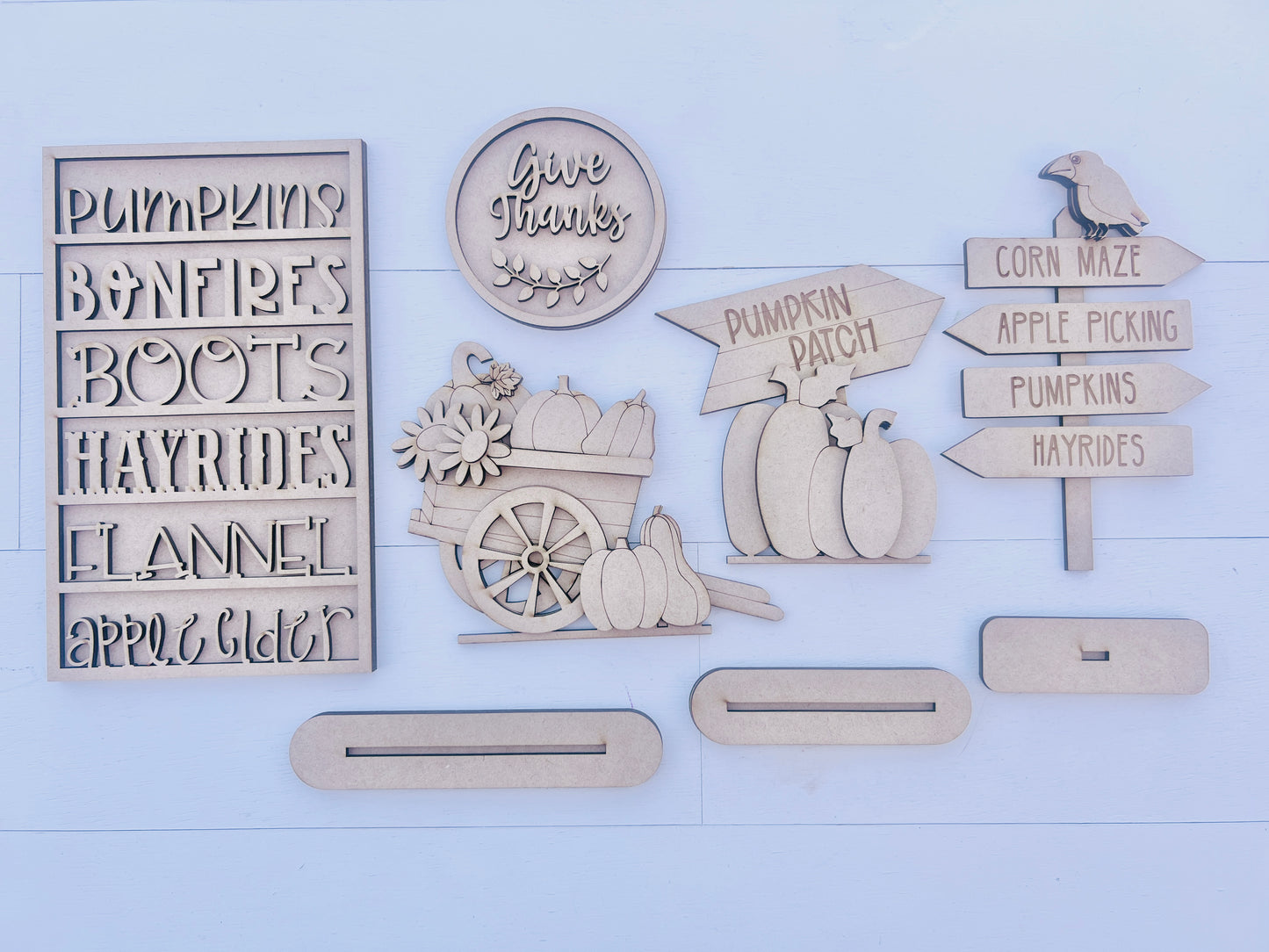 Pumpkin Patch Tiered Tray Set