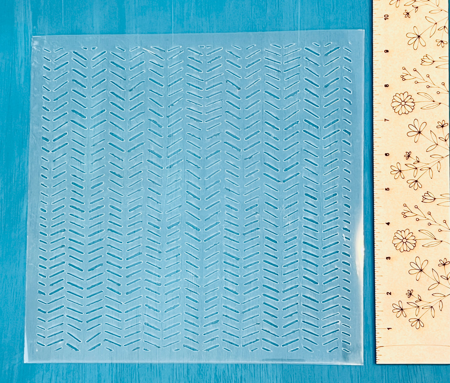 Knit Weave Stencil