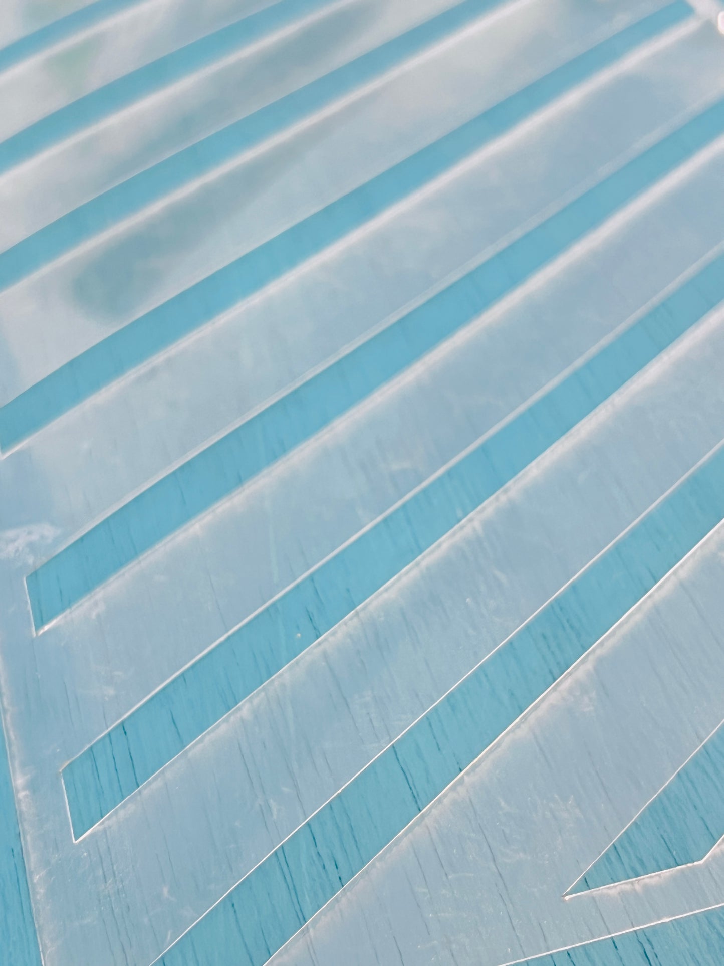 Diagonal Stripe Stencil