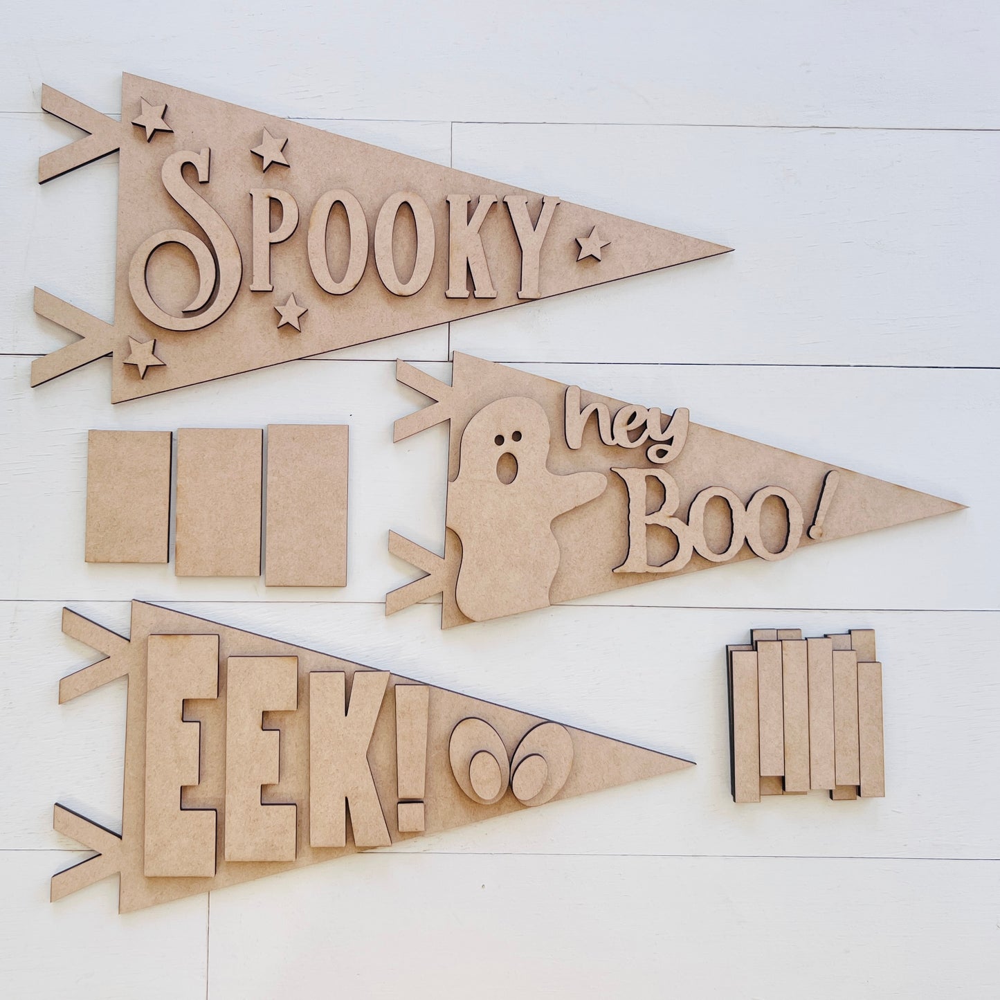 Interchangeable Spindle Pennant Flags