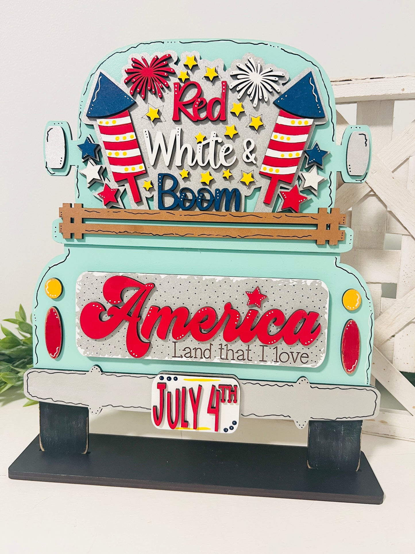 Red, White, and Boom Interchangeable for Truck DIY Kit