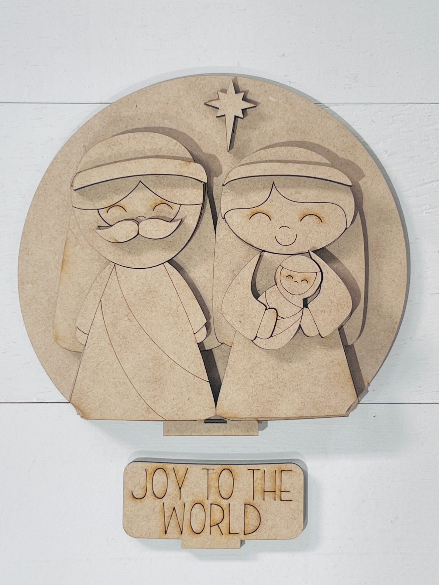 Nativity Snow Globe Insert