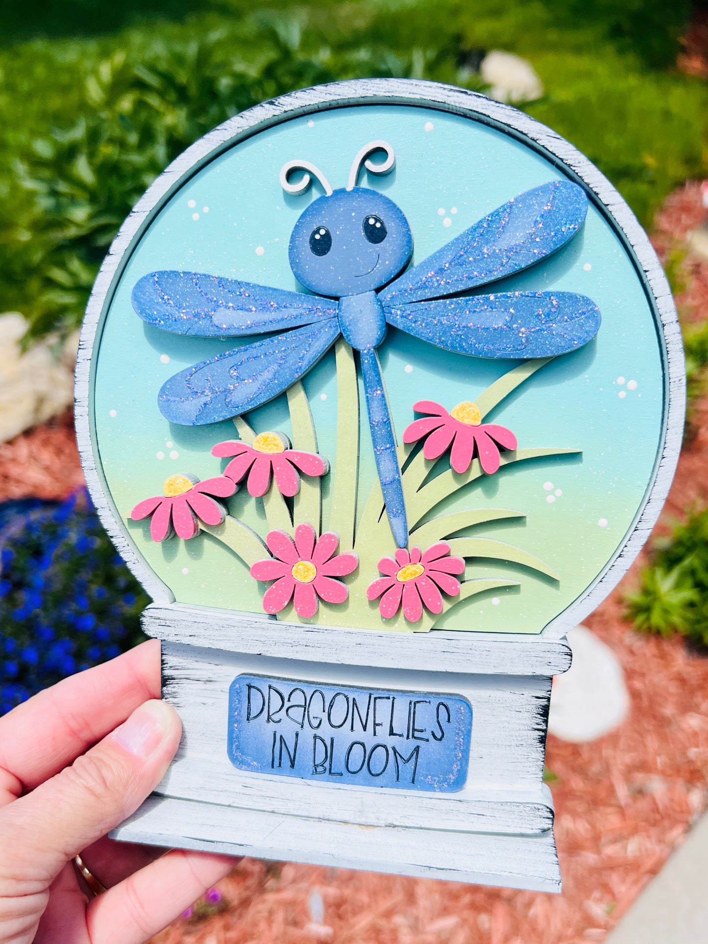Dragonfly Snowglobe Insert