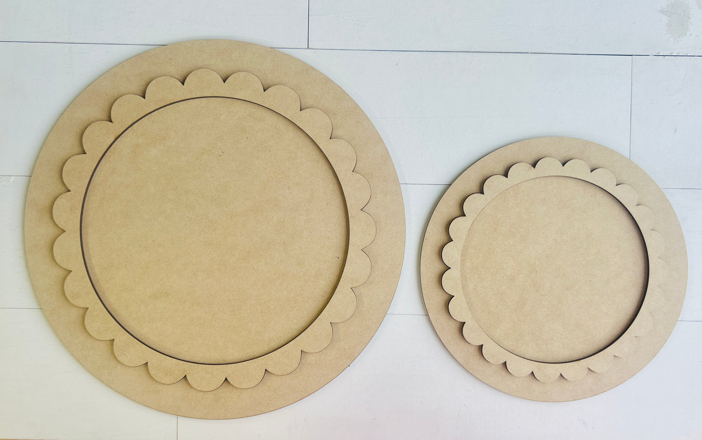 Scalloped Layered Rounds