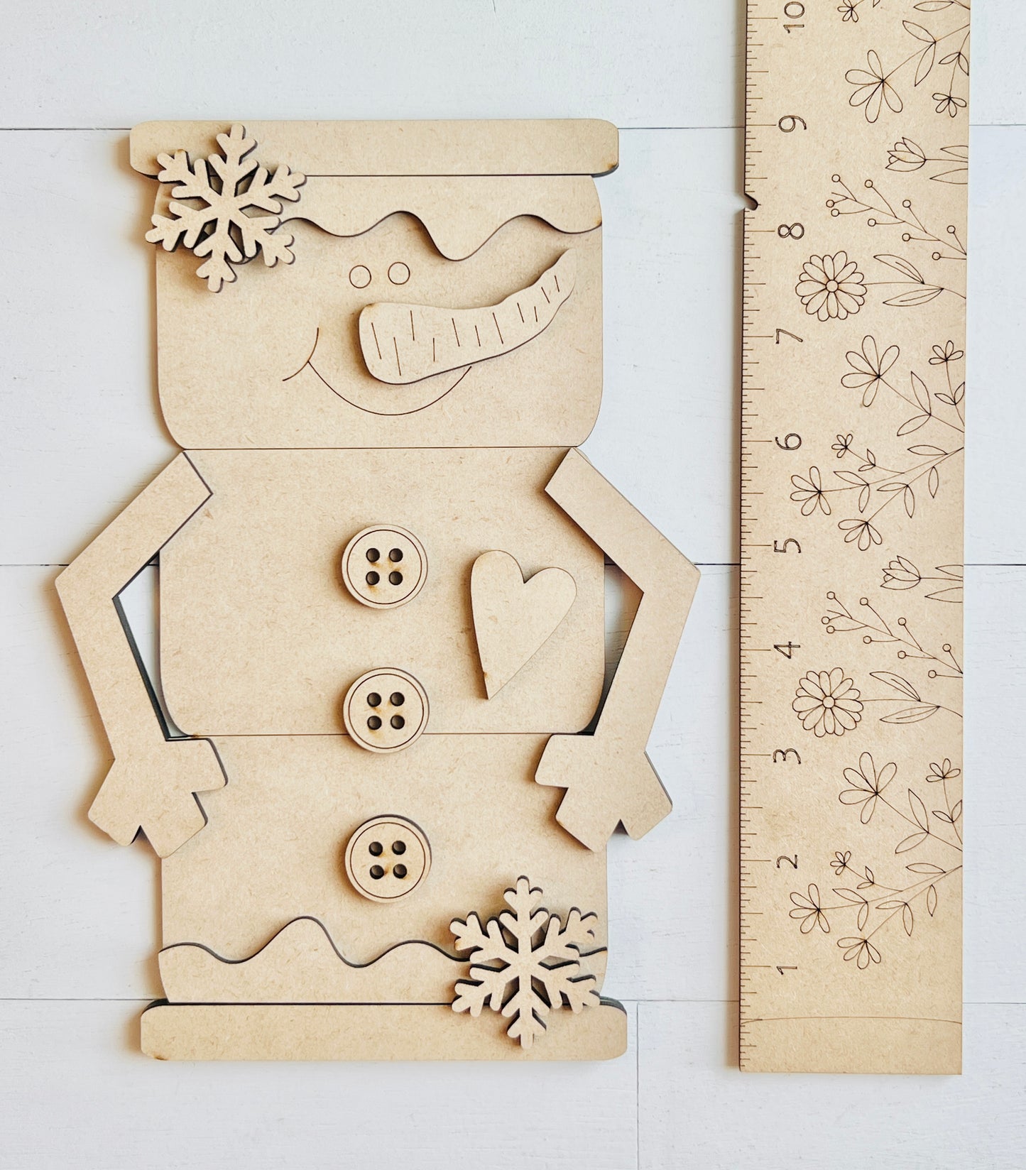S'mores Snowman Shelf Sitter