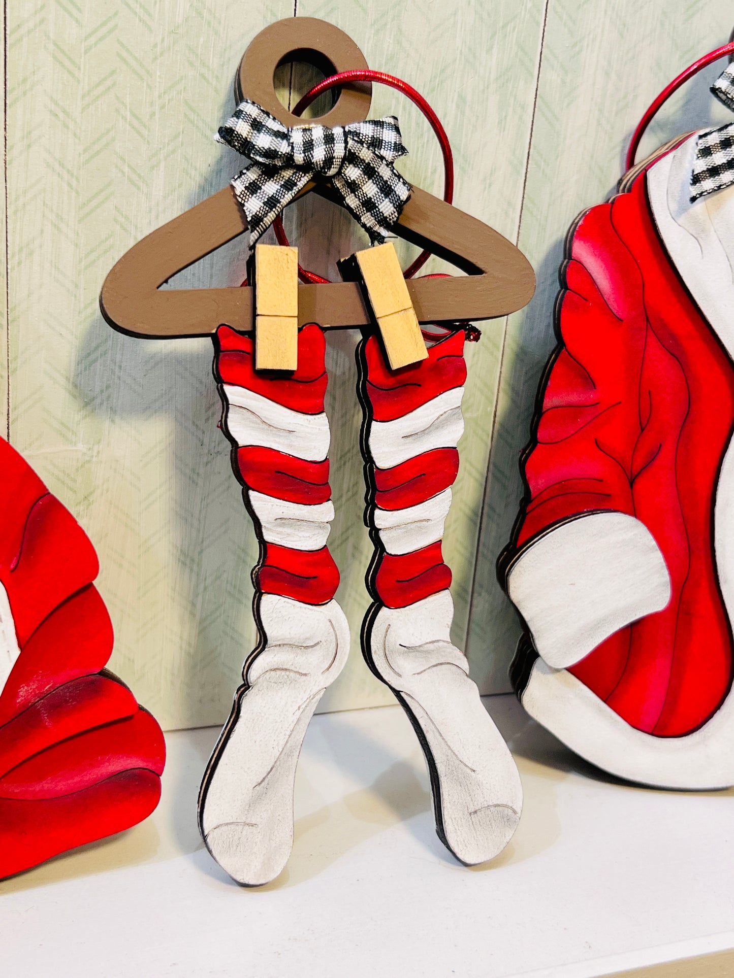 Santa Ornaments (set of 9)