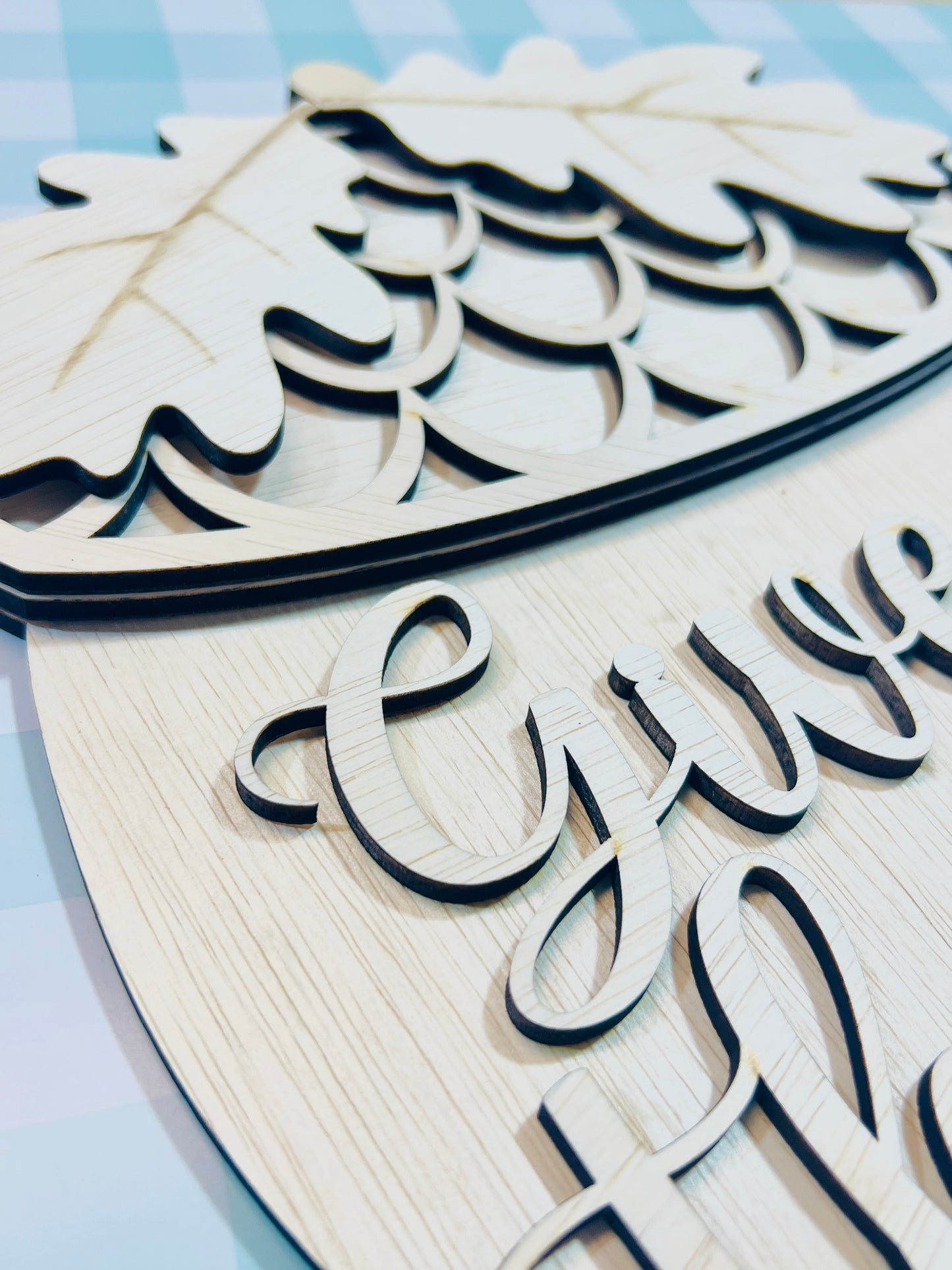 Give Thanks Acorn Door Hanger DIY KIT