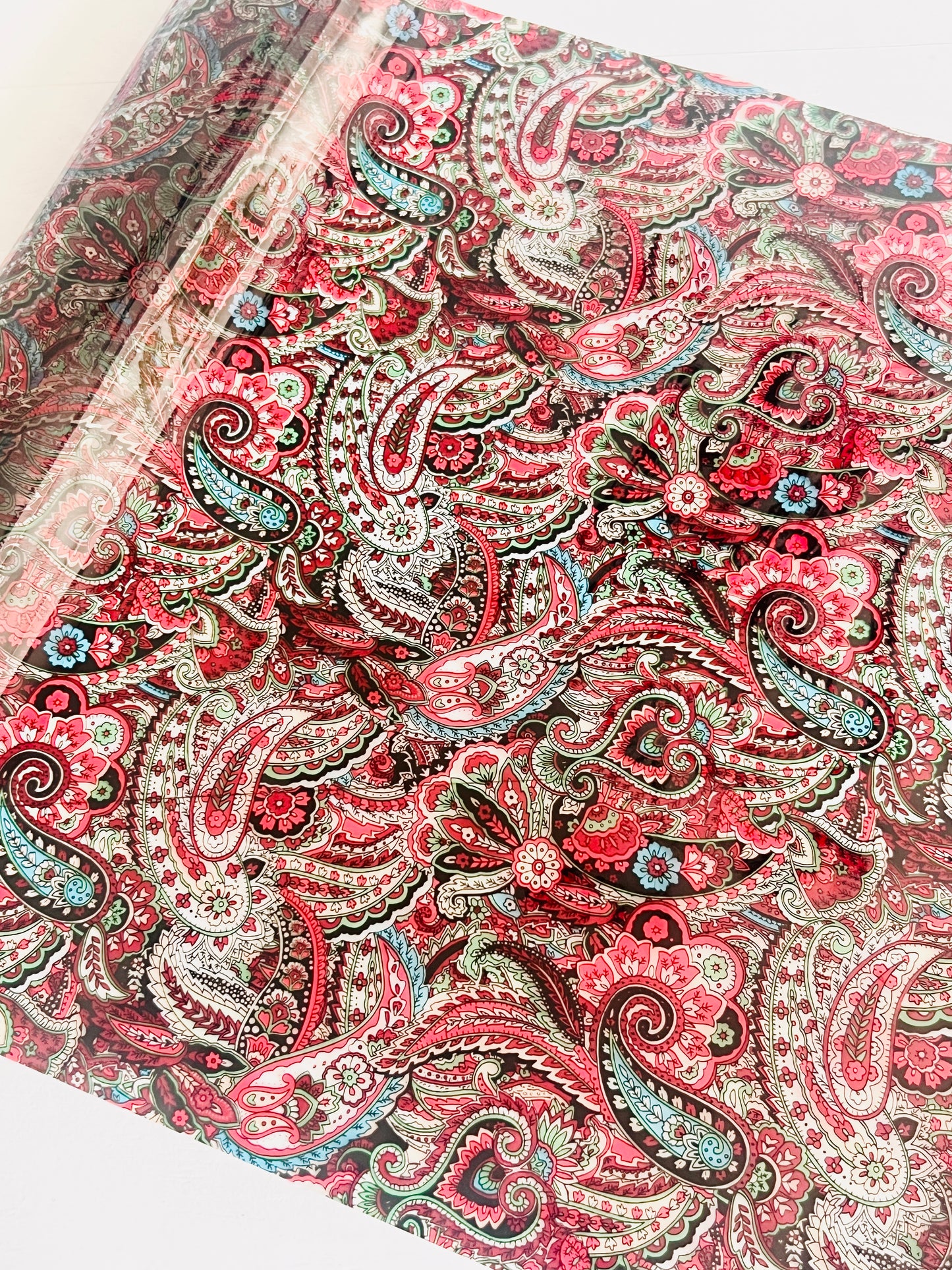 Moxie Paisley Foil - Transparent