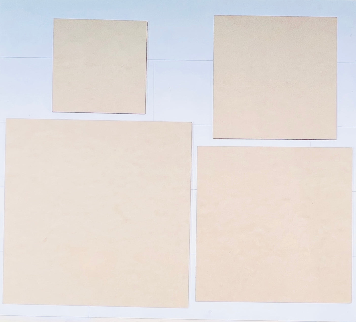 Square Wooden Blanks - Pack of 5