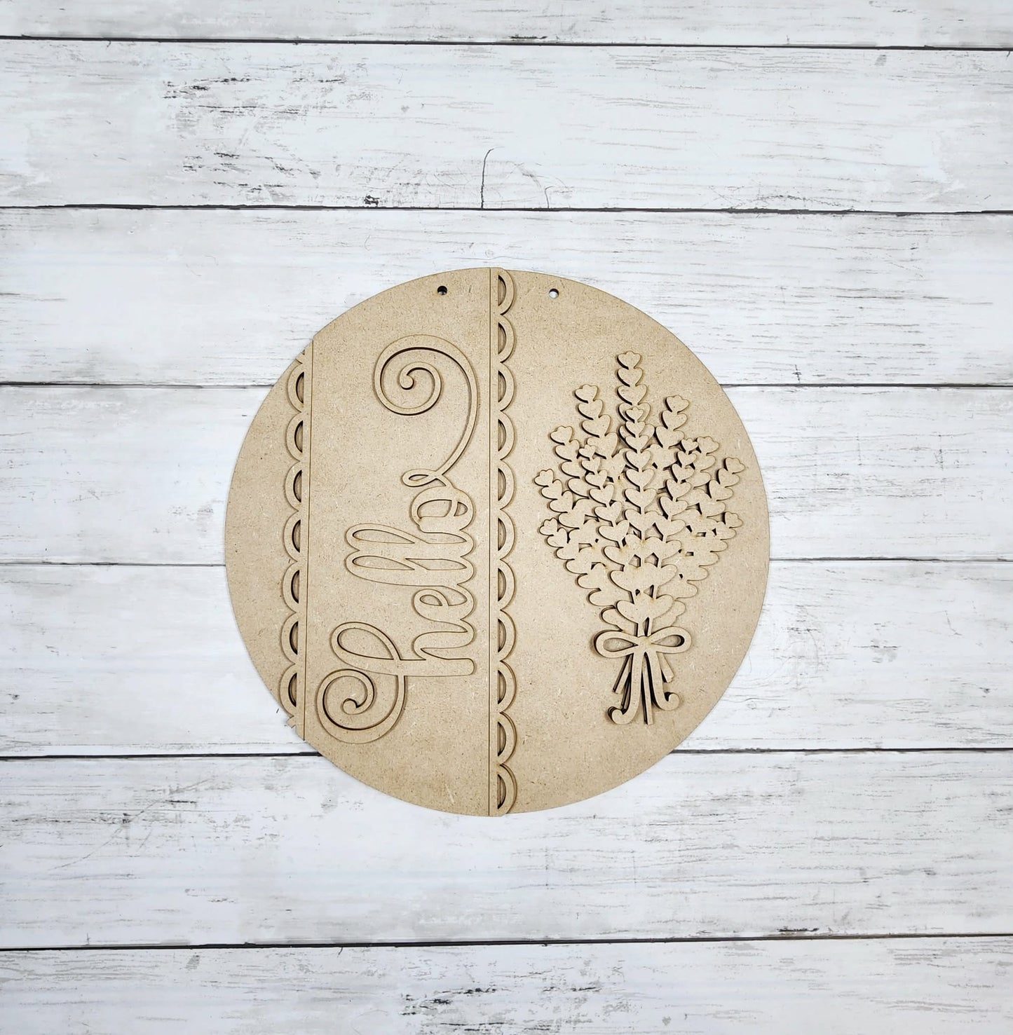 Lavender Round Hanger (two sizes)
