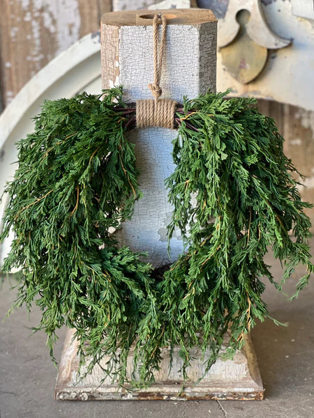 20" Emerald Falls Hanging Wreath