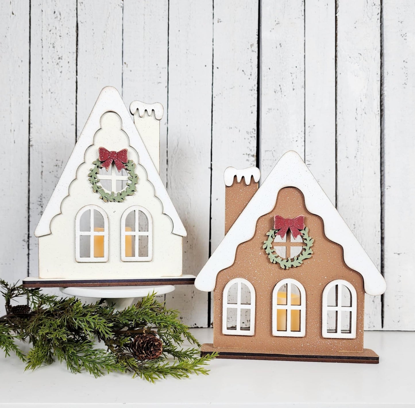 Victorian Gingerbread House Votives