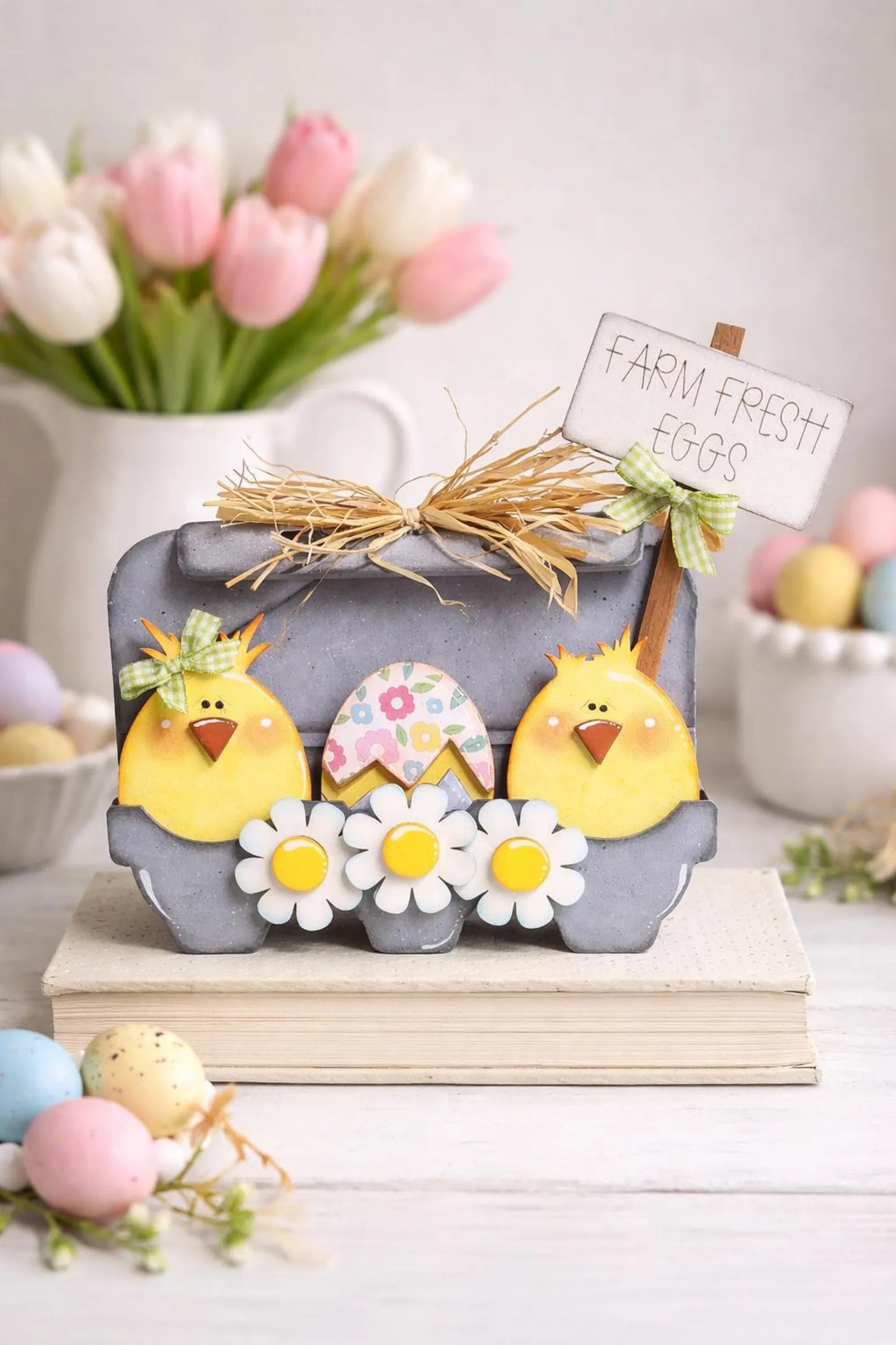 Farm Fresh Eggs Chick Crate