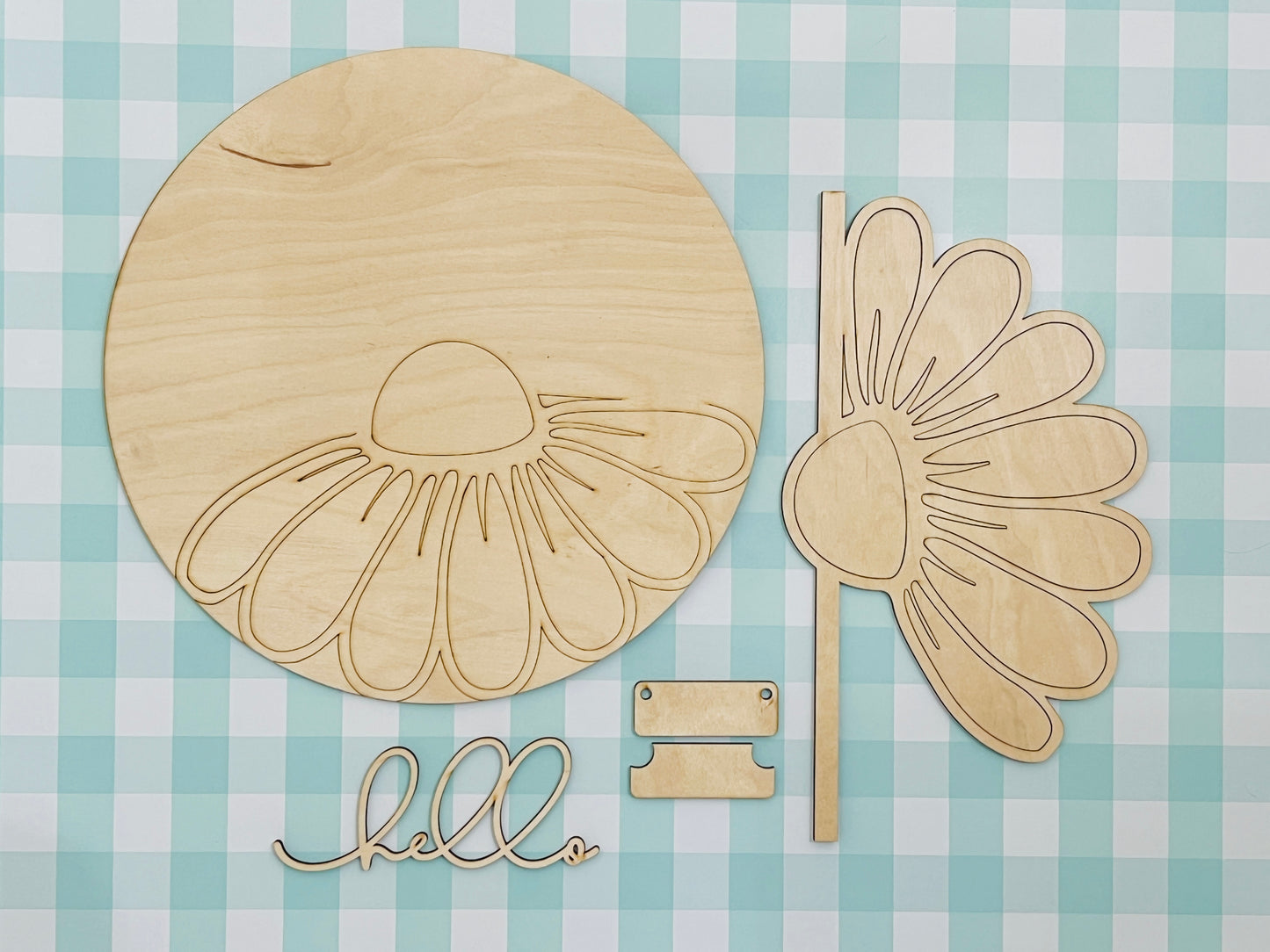 Hello Daisy Door Hanger DIY KIT