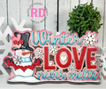 Winter Love Word Art - 477
