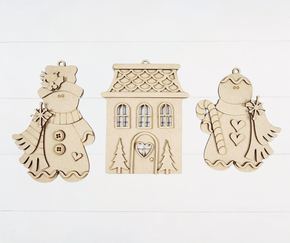 Victorian Gingerbread Ornaments