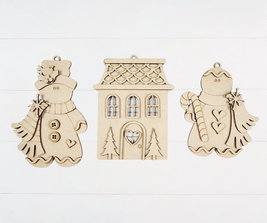 Victorian Gingerbread Ornaments