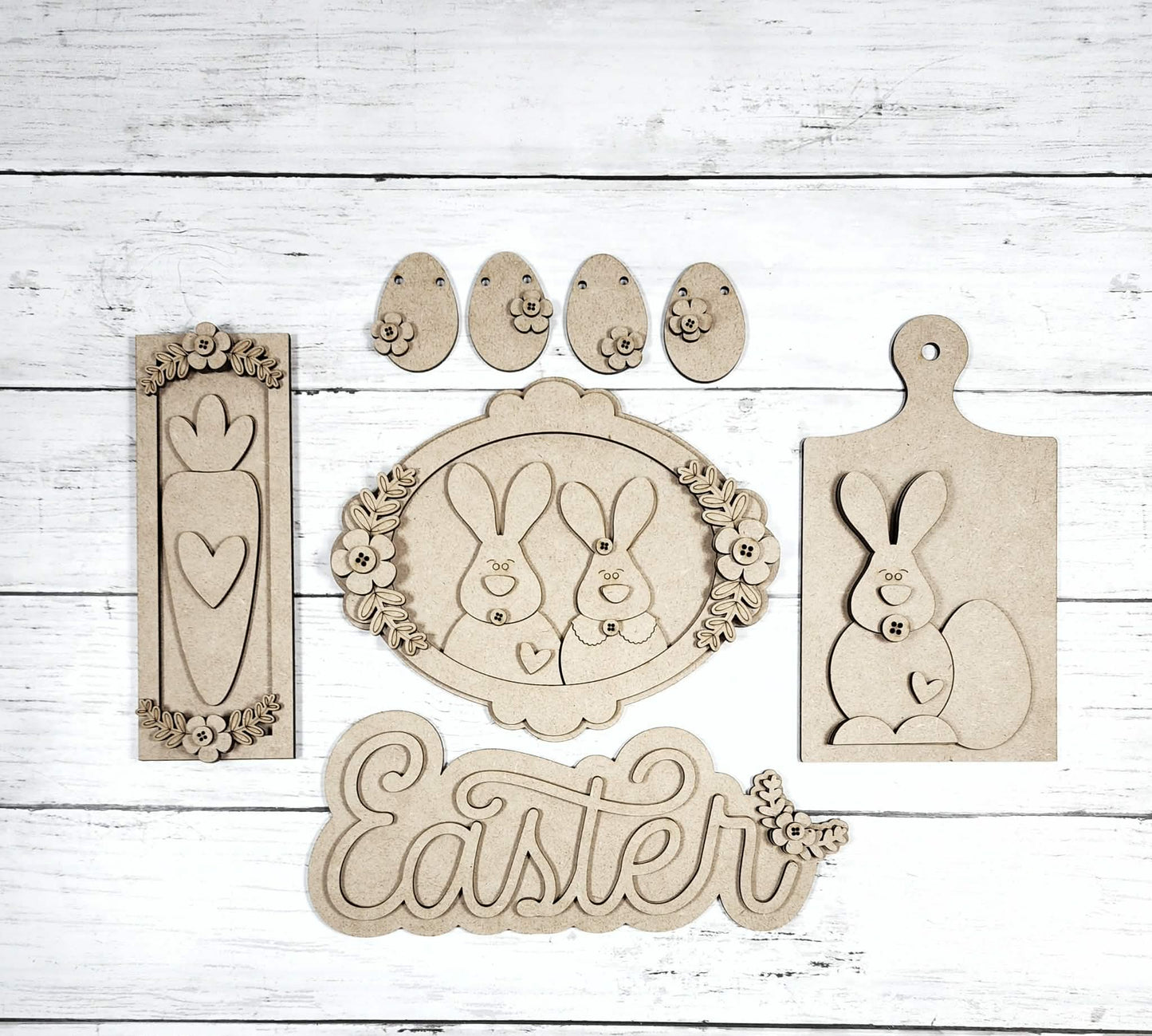 Prim Easter Decor Set