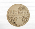 Hello Summer Round Hanger