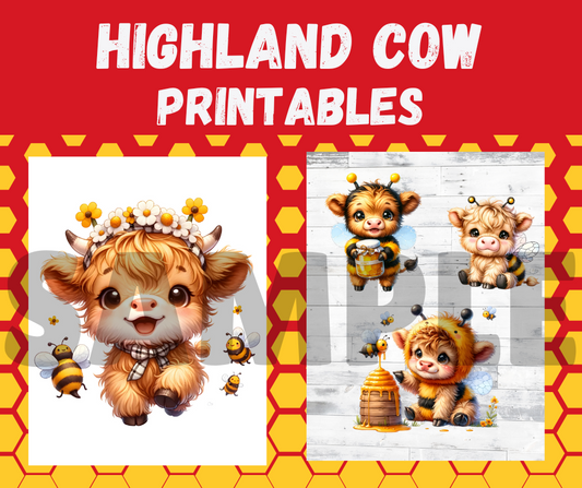 Highland Cow Printables