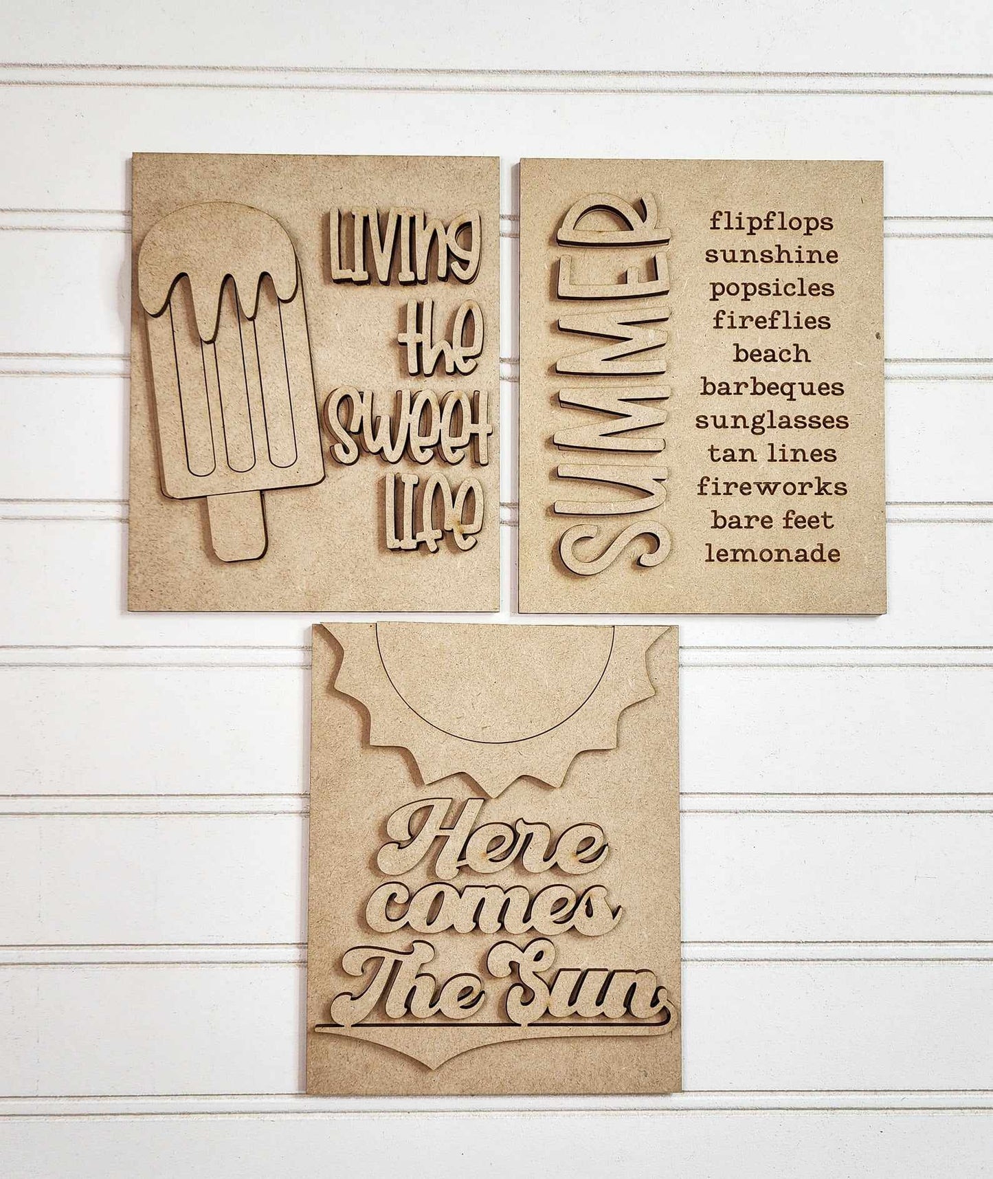 Mini Summer Sign Set DIY KIT