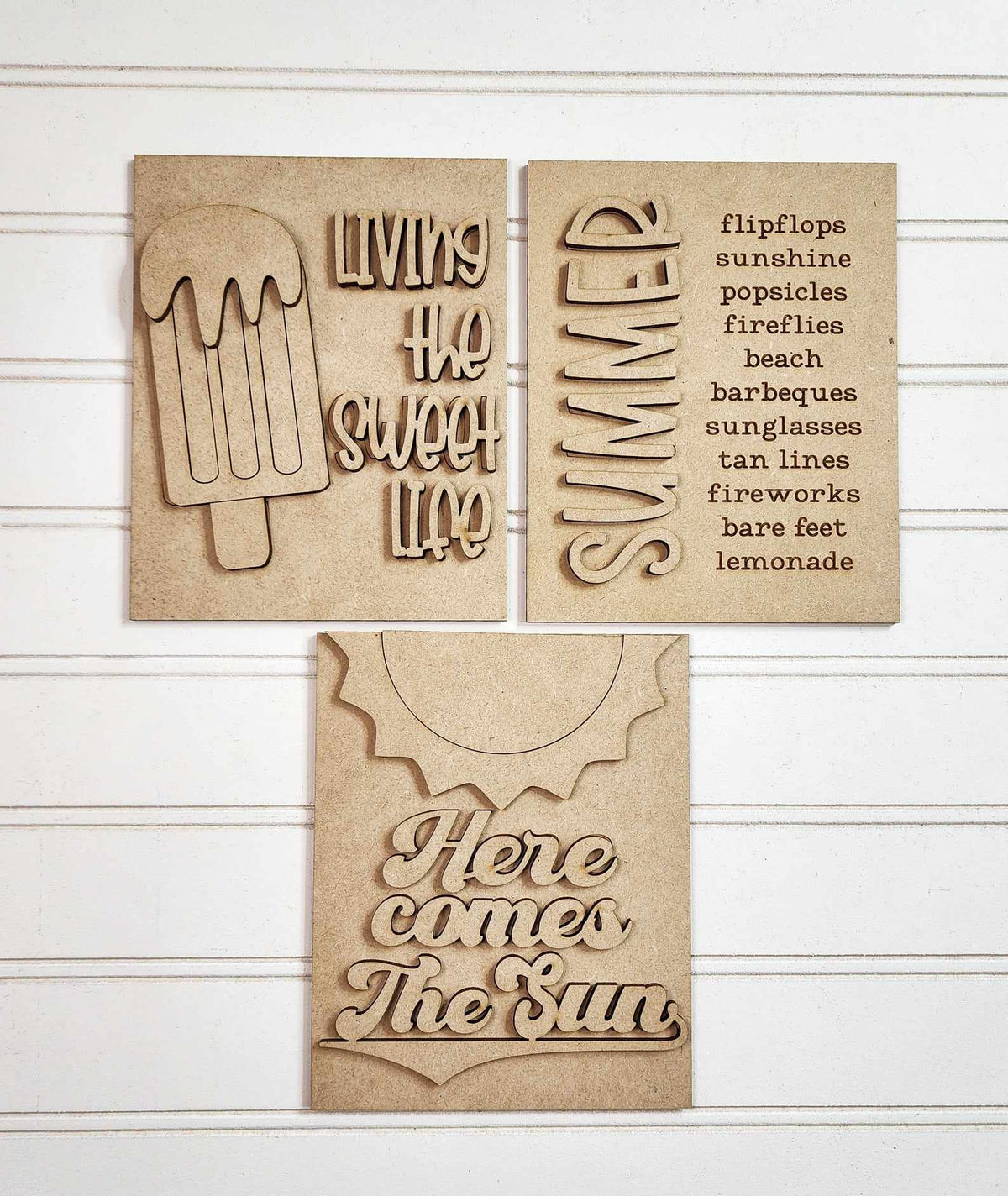 Mini Summer Sign Set DIY KIT - 485