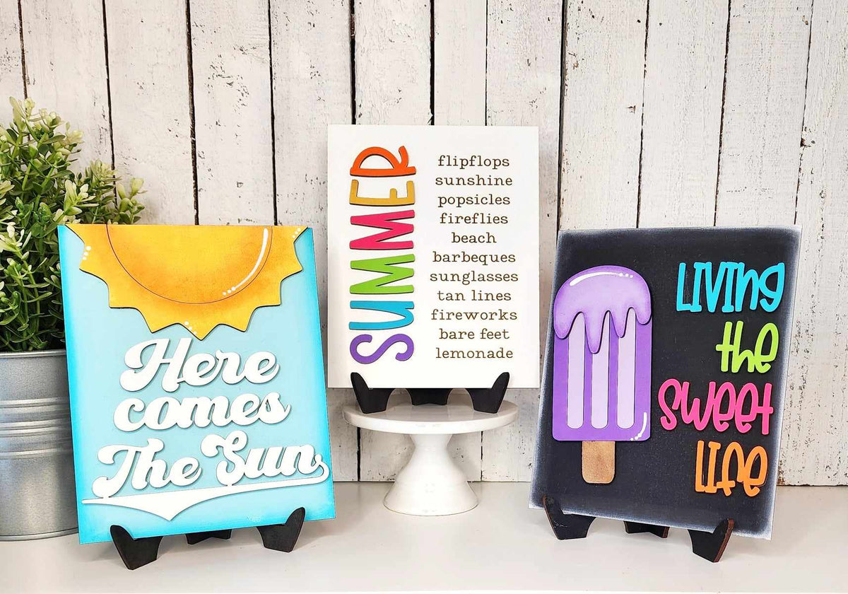 Mini Summer Sign Set DIY KIT - 485