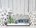 Welcome Winter Shelf Sitter WOOD BLANK
