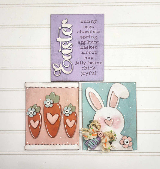 Primitive Easter Sign Set DIY Blanks