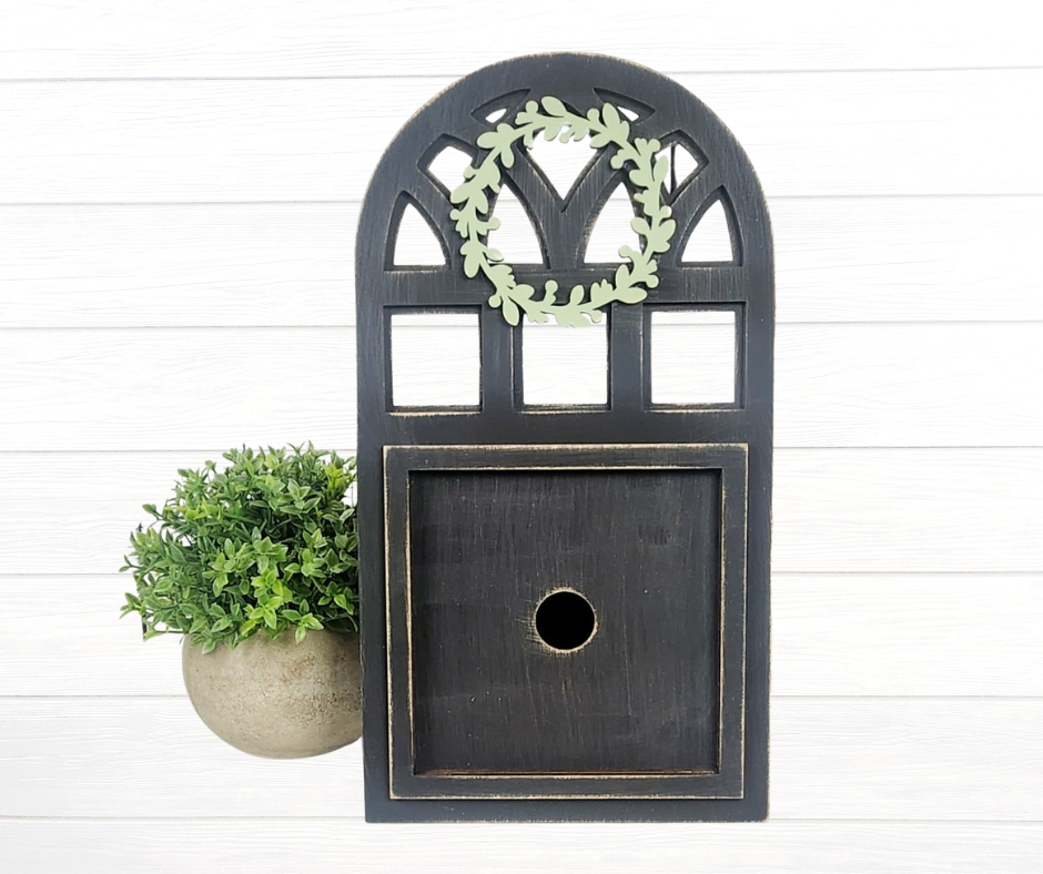 Arched Window Sign Holder