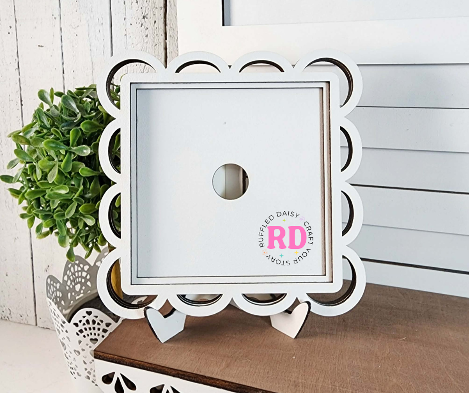 Lace Frame 4" Sign Frame