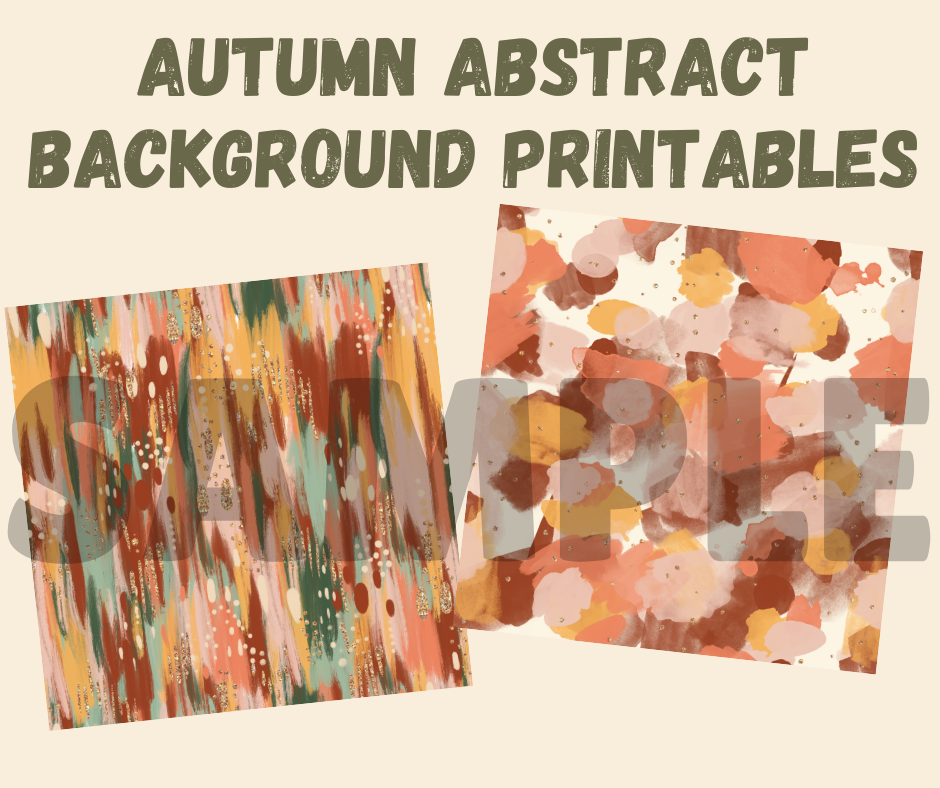 Autumn Abstract Printables